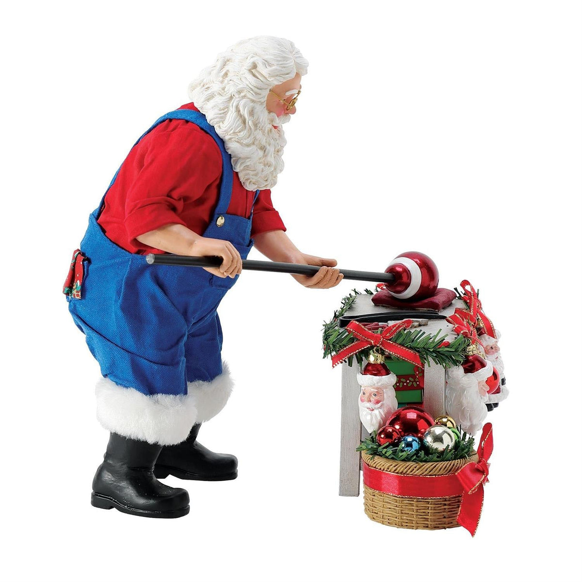 Hand Blown Keepsakes - Santa Figurine