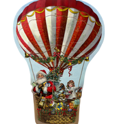 Diecut Hot Air Balloon  Advent Card With Envelope