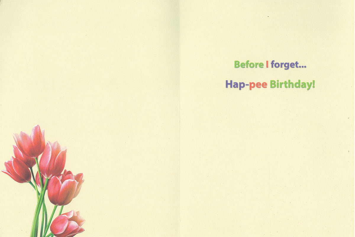 I Came I Saw I Forgot - Birthday Card