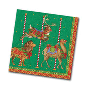Merry Go Round Cocktail Napkins (Green)