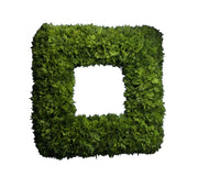 Faux Cedar Square Wreath