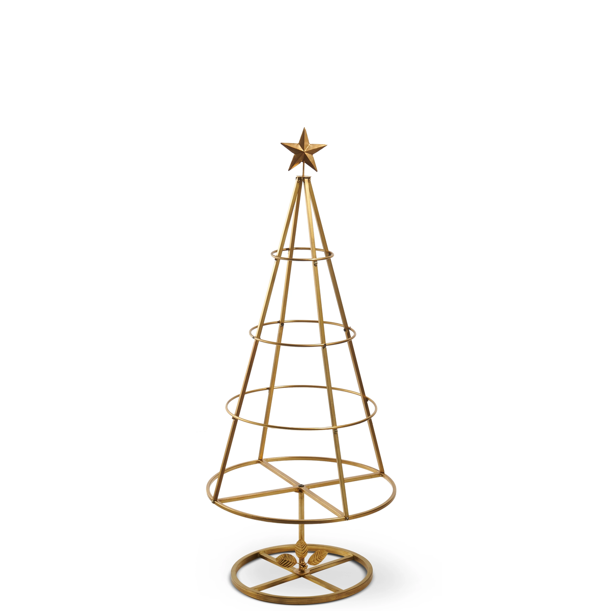 Iron Ornament Stand Tree - Gold -