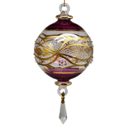 Blown Glass Ornament - "Regal Jewel"