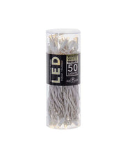 50-Light 5mm Warm White Twinkle LED White Wire Light Set