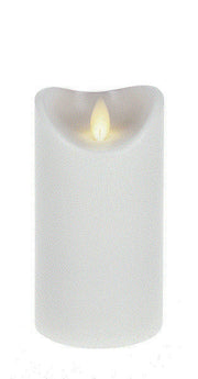 LED Wax 3x6 Pillar Candle - White