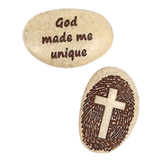 Pocket Fingerprint Faith Token - God Made Me Unique