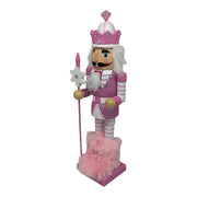 Pink Snowflake Nutcracker