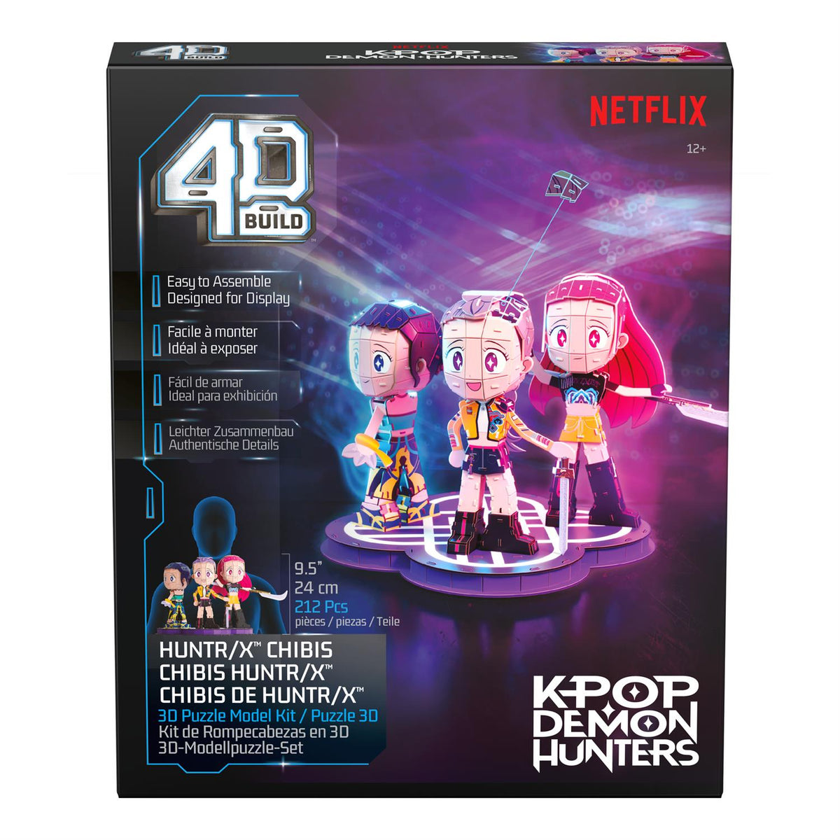 4D Build K Pop Demon Hunters HUNTR/X Chibi  3D Puzzle Model Kit