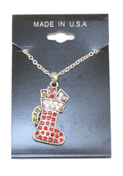 Crystal Stocking Necklace
