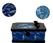 Vintage Gramophone Musical Advent Calendar - It's Christmas Time