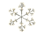 30 Inch LED Metal Frame Snowflake - Warm White