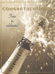 Time To Celebrate Card  - Congratulations Card