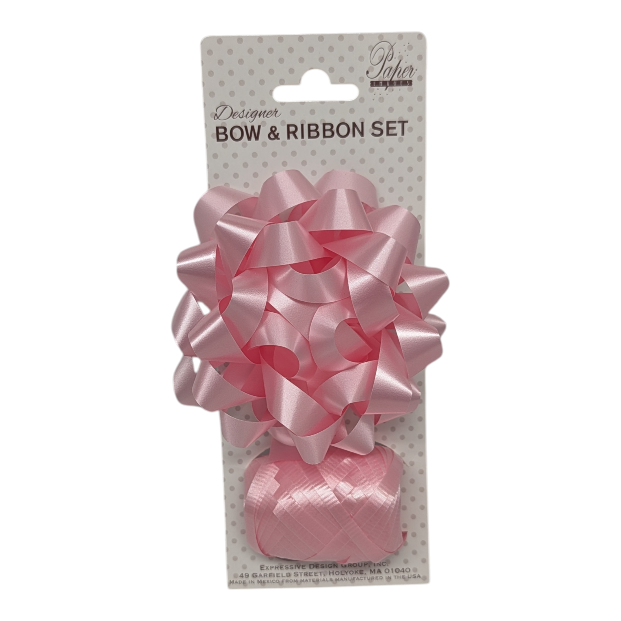 Bow and Ribbon Set - Soft Pink