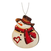 Beloved Snowman Heart Ornament