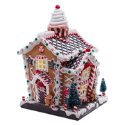Light-Up Claydough Gingerbread House - 14 Inches tall