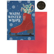 Premium Christmas Card - Warm Winter Wishes