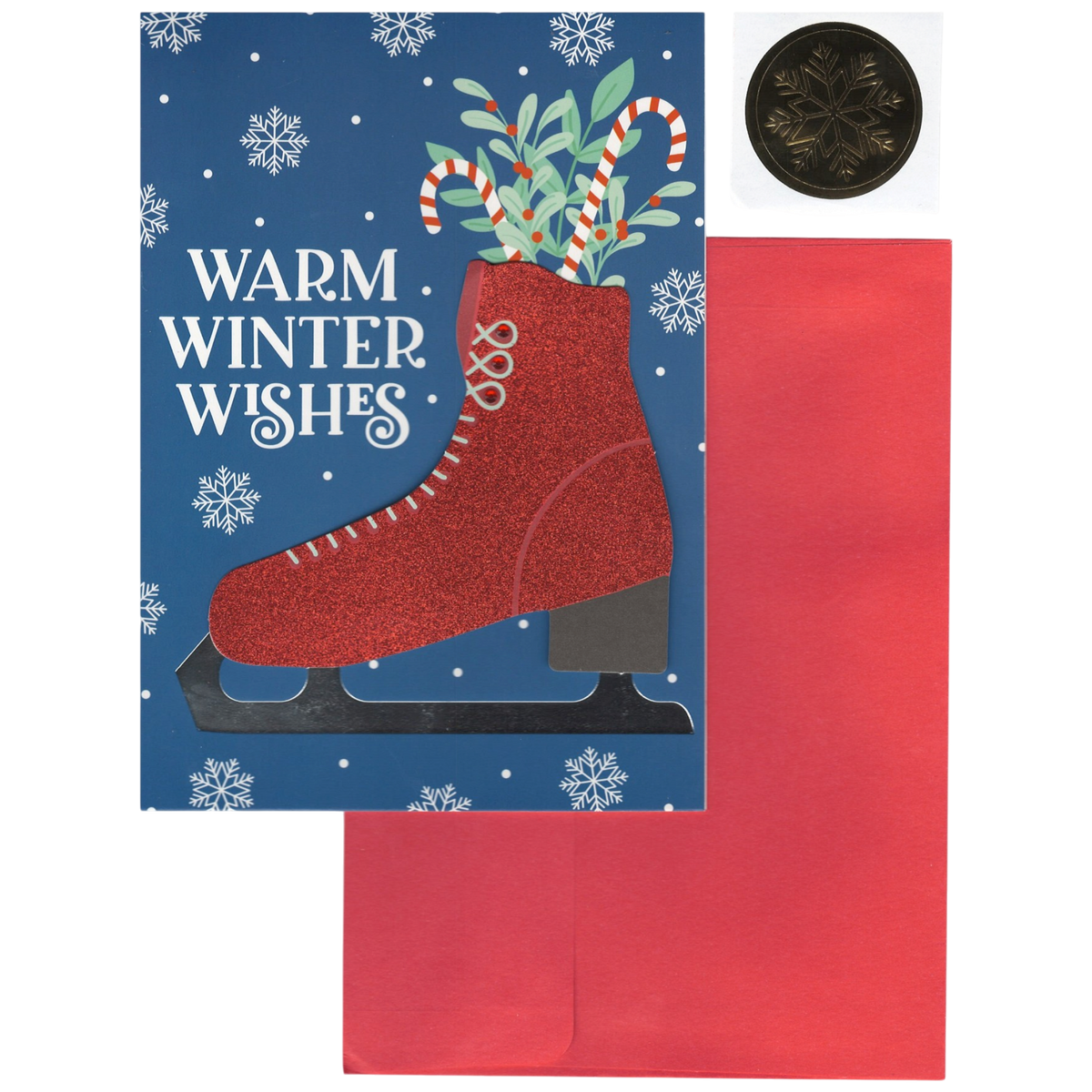Premium Christmas Card - Warm Winter Wishes