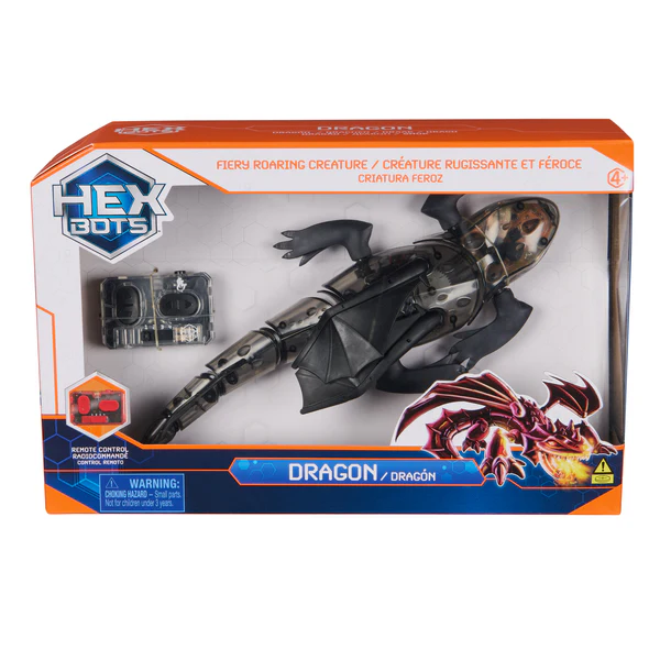 Hex Bots Remote Control Dragon (Black)