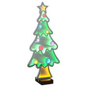 Infinity Lighted Holiday Tree – 33 Inch with Wood Base