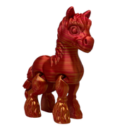 Clyde the Clydesdale  - Coral Color