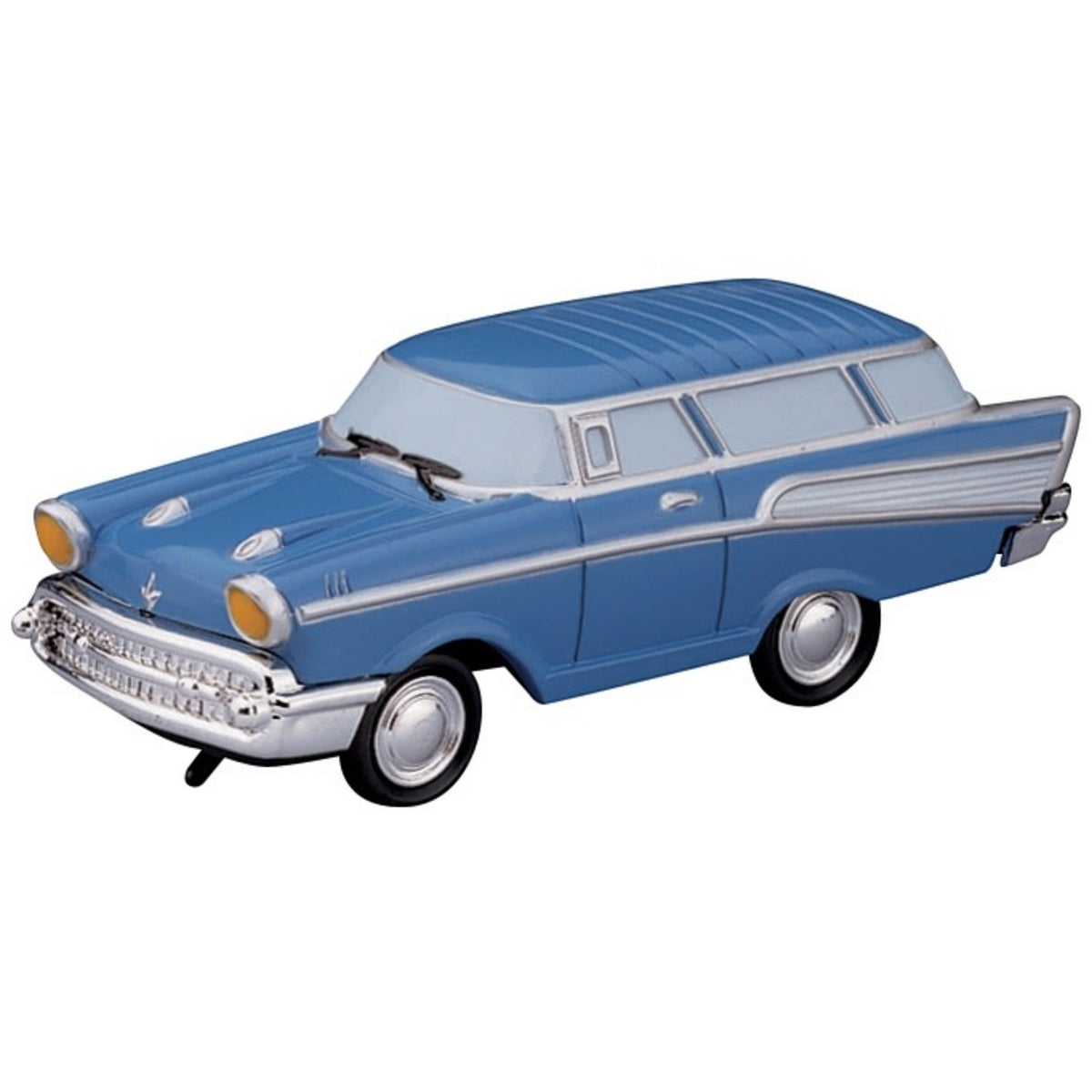 Blue Station Wagon for Christmas Villages
