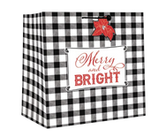 Square Jumbo Gift Bag - Merry and Bright