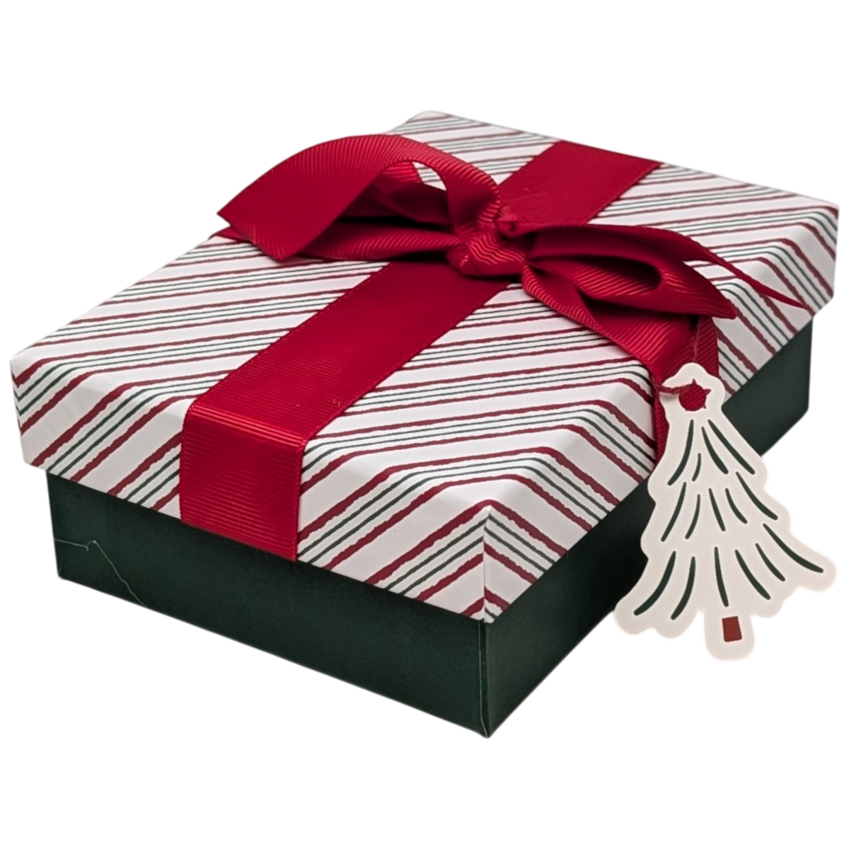 Gift Box for Gift Cards - 5" x 3.75" - Candy Striped