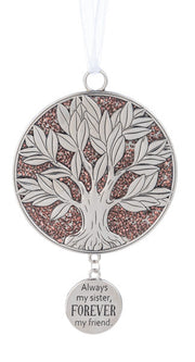 Tree of Life Ornament - Always my Sister Forever my Friend
