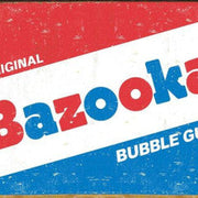 Tin sign- Bazooka Gum by Homeportonline