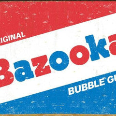 Tin sign- Bazooka Gum by Homeportonline