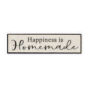 Metal Sign - 34 inch - " Happiness is Homemade"