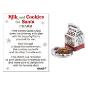 Milk and Cookies for Santa Charm