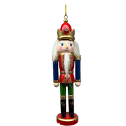 Wooden Nutcracker Ornament - King