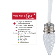 You Are A Gem Charm - Clear