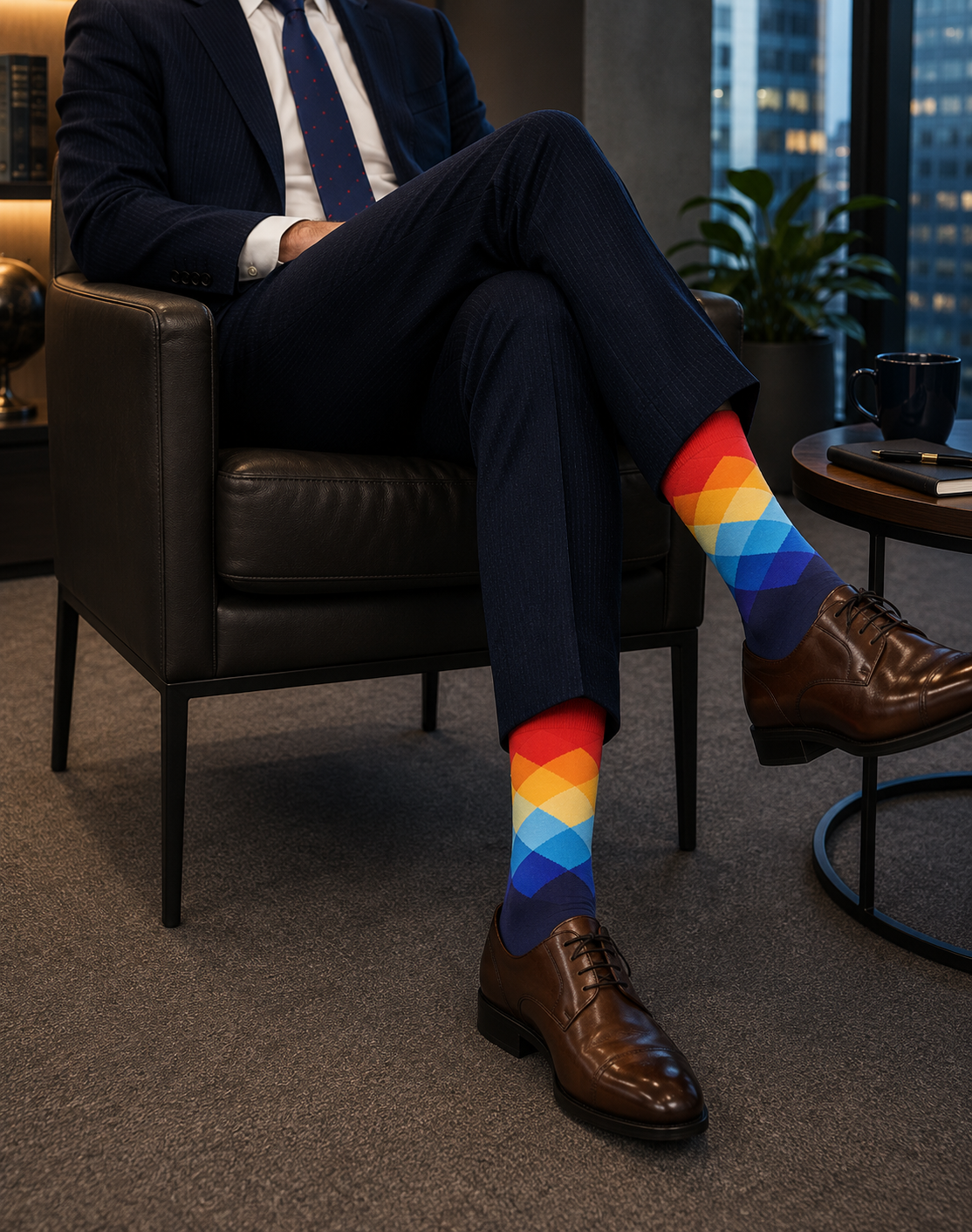 Rainbow Mountain Men's Socks