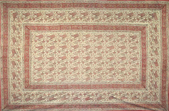 Tapestry Twin Size Rajasthan Paisley Orange by Homeportonline