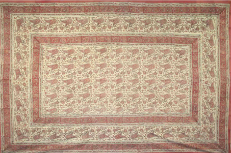 Tapestry Queen Size Rajasthan Paisley Rust by Homeportonline