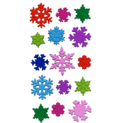 Snowflake Sparkle Window Gel Clings
