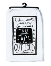 Snarkasms That Face: The Flour Sack Towel for Every Exasperated Baker