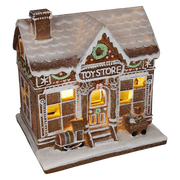Magical Gingerbread Toy Store Light-Up House