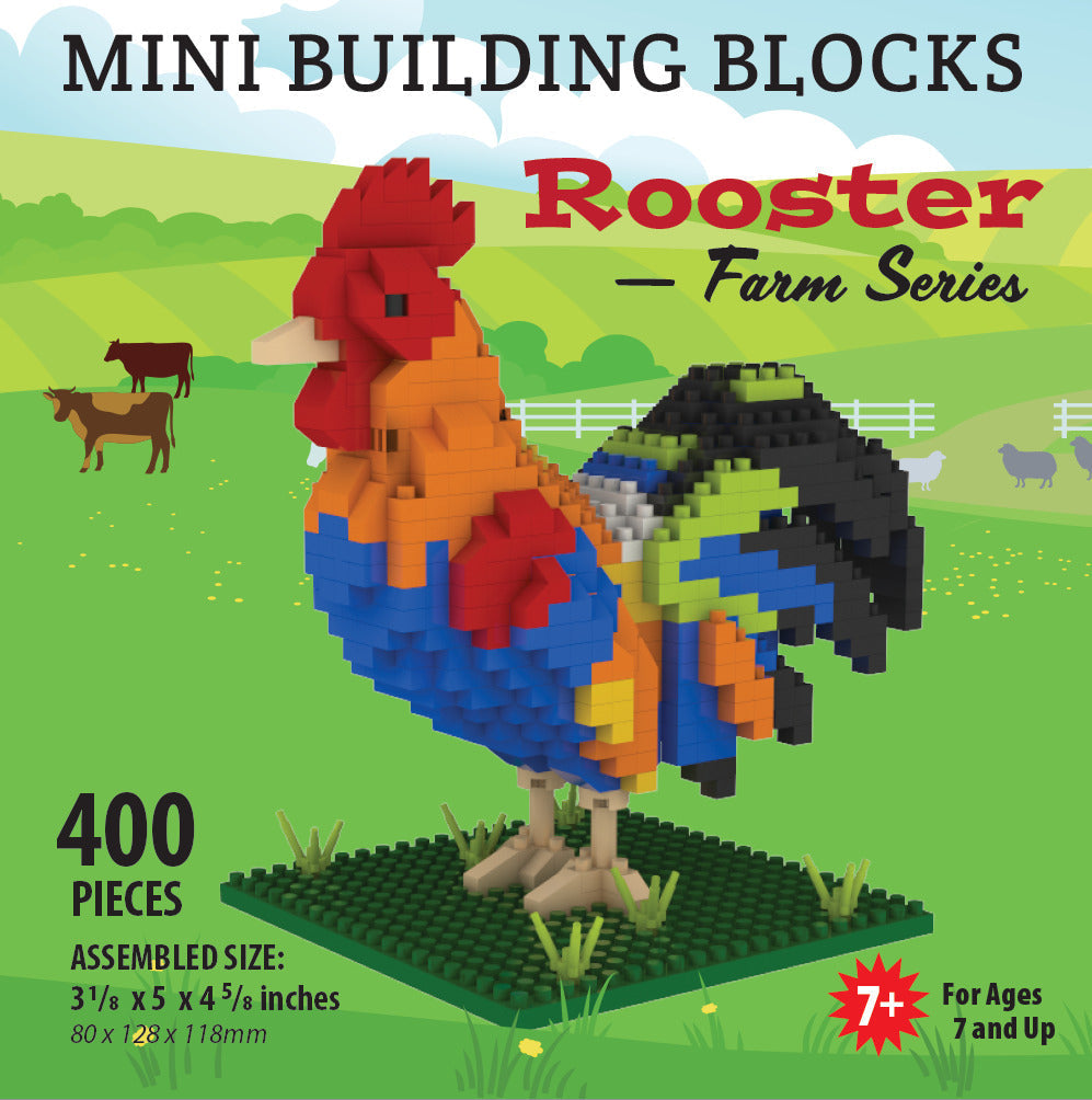 Mini Building Blocks - Farm Series - Rooster