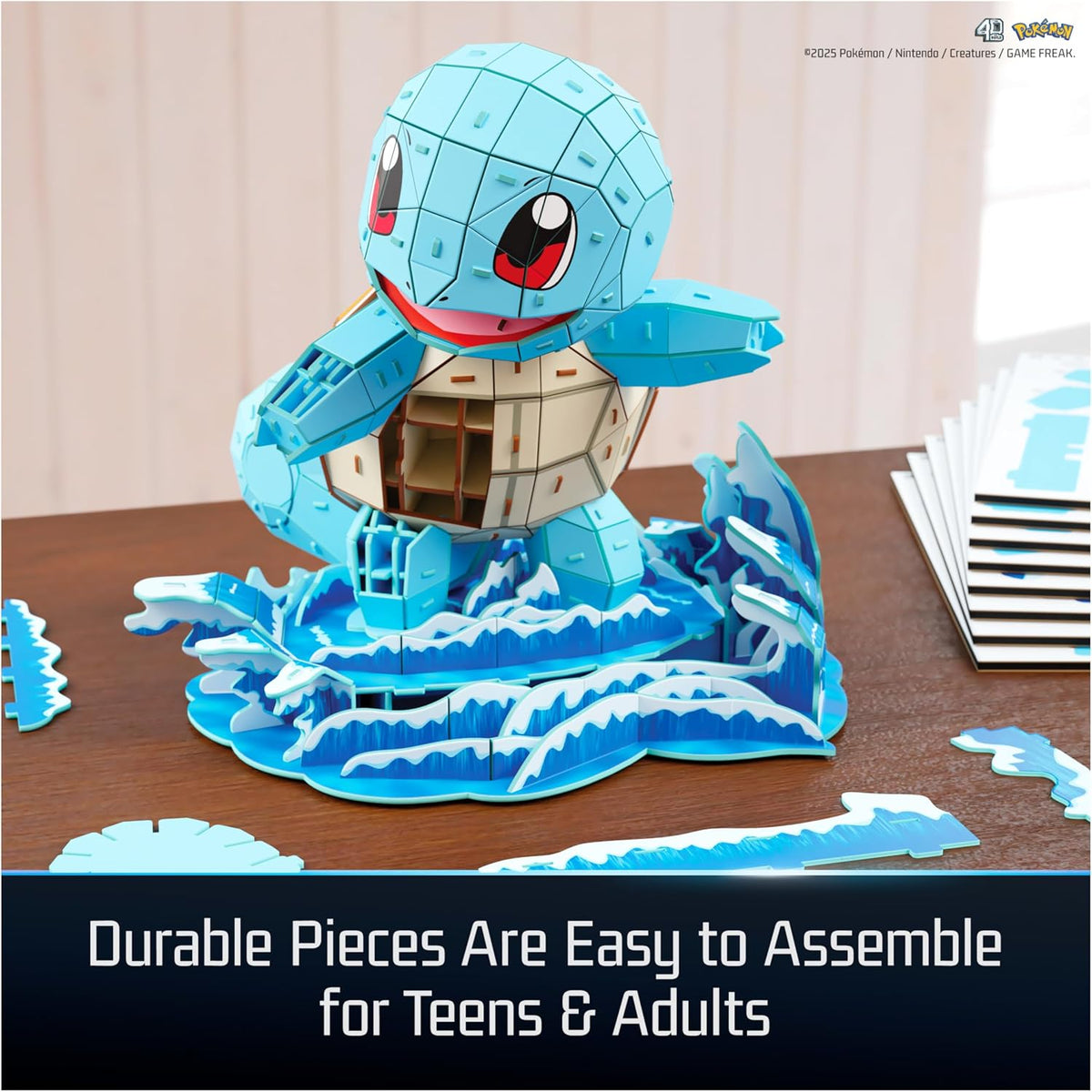 4D Build Pokemon Squirtle 3D Puzzle Model Kit