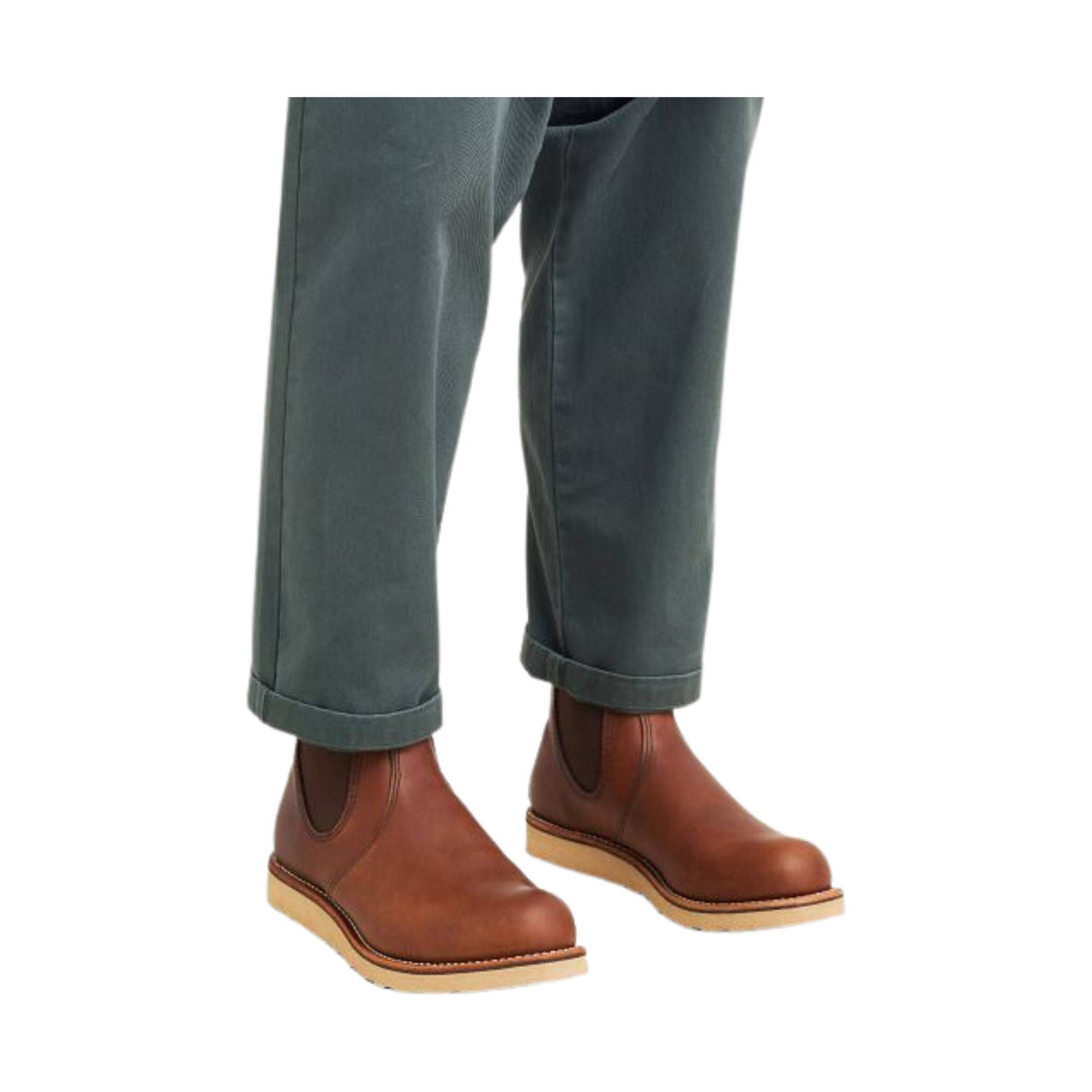 Red Wing Men's Classic Chelsea 6 Inch Boots - Amber Harness by Lenny's Shoe & Apparel
