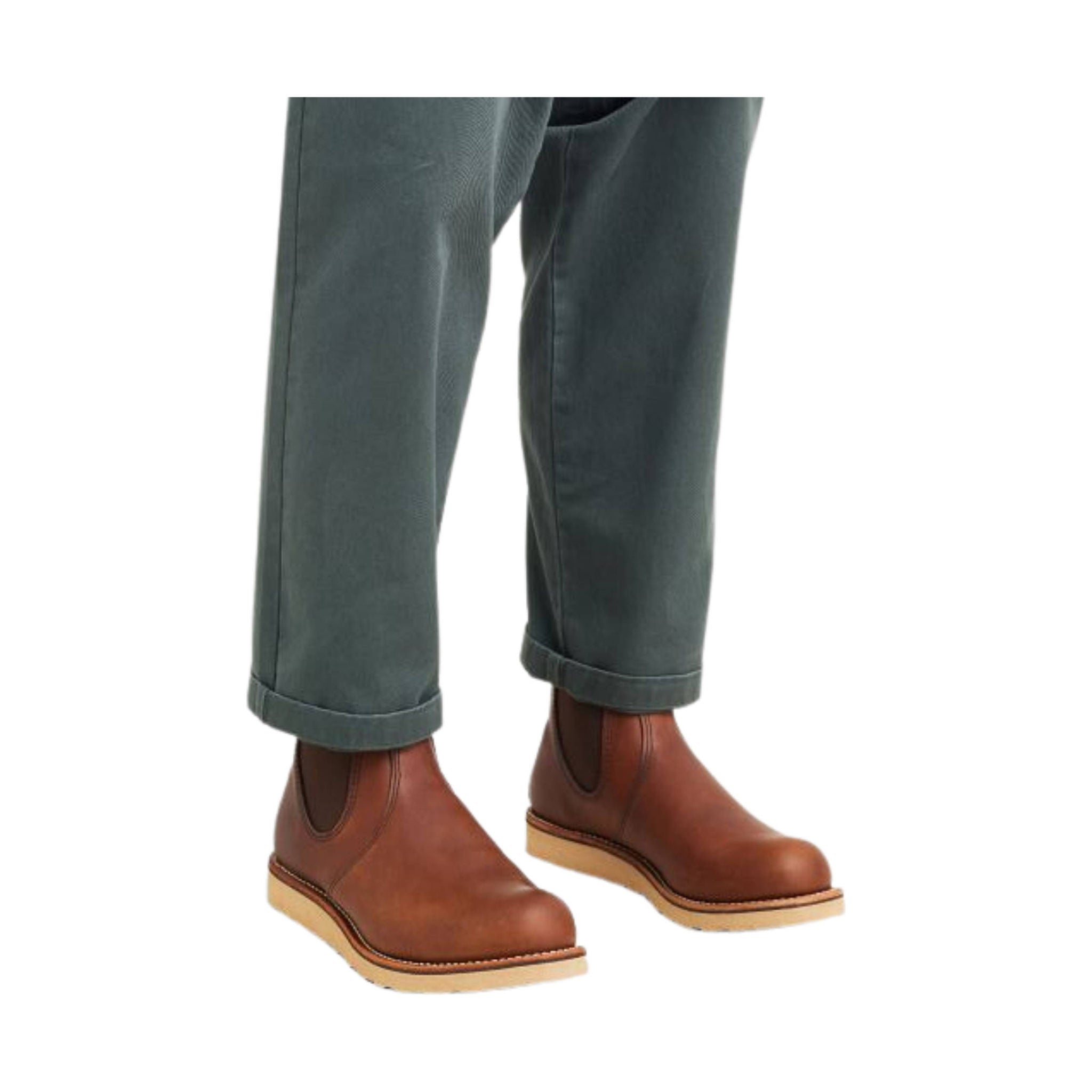 Red Wing Men's Classic Chelsea 6 Inch Boots - Amber Harness by Lenny's Shoe & Apparel