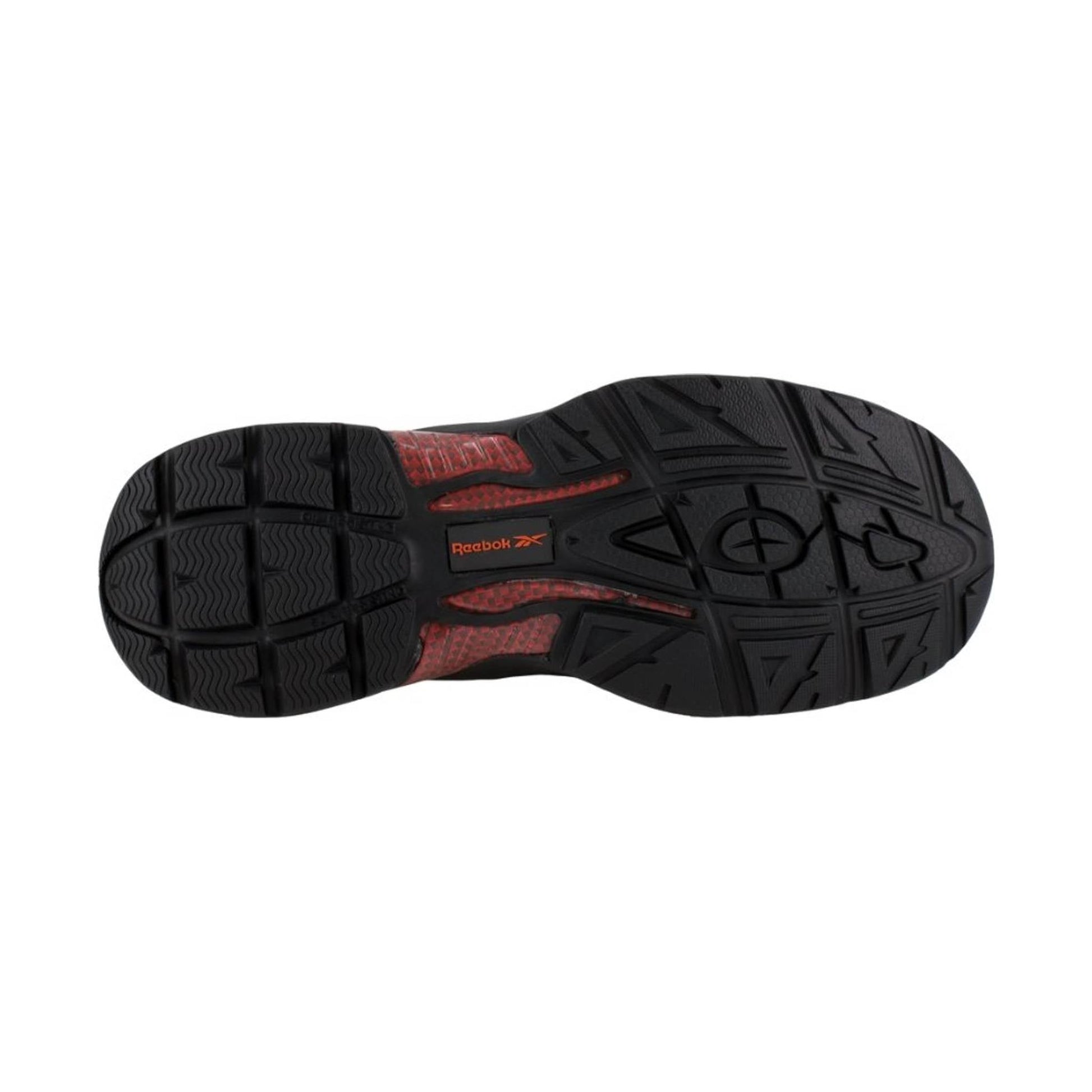 Reebok Work Men's Athletic Beamer Work Shoe Composite Toe - Black/Red Trim by Lenny's Shoe & Apparel
