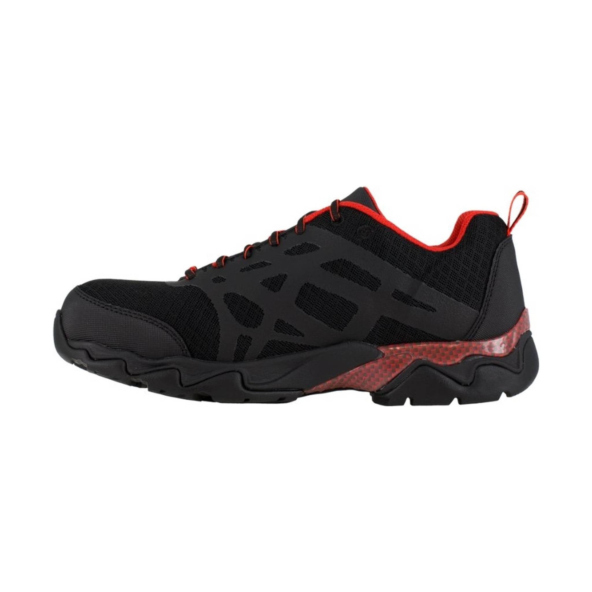 Reebok Work Men's Athletic Beamer Work Shoe Composite Toe - Black/Red Trim by Lenny's Shoe & Apparel