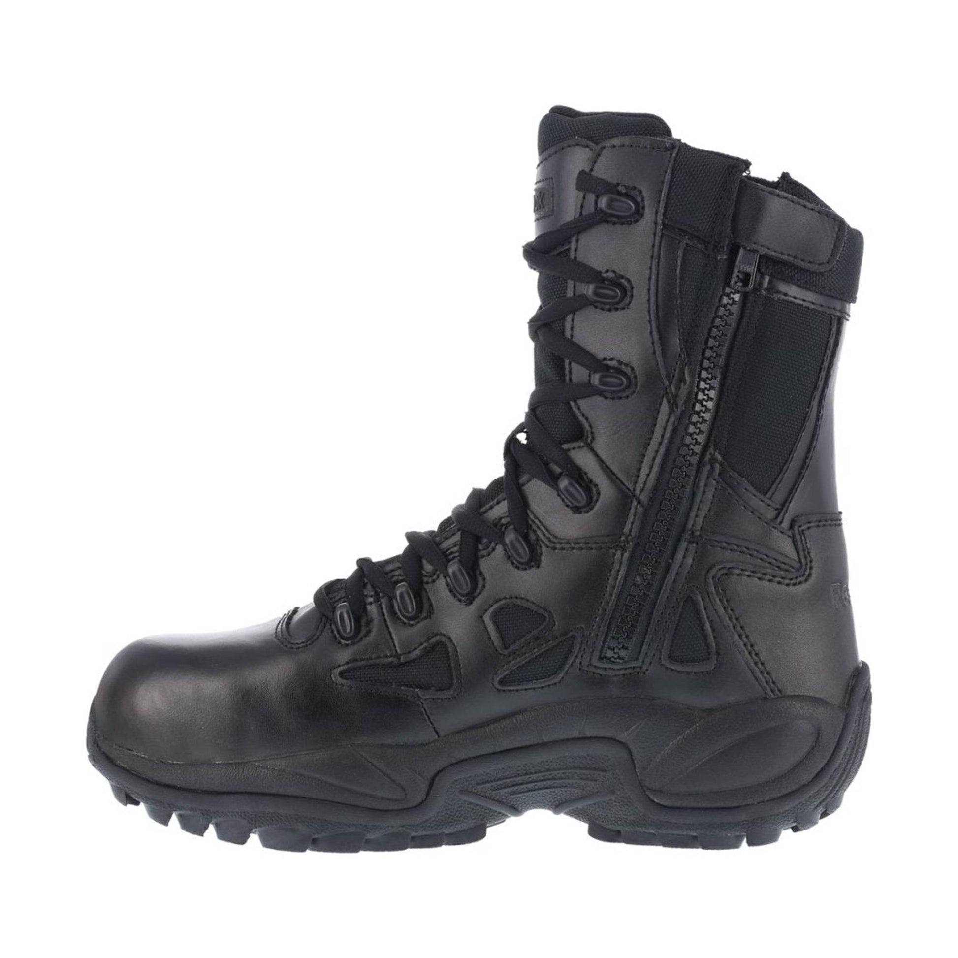 Reebok Work Men's Rapid Response RB Composite Toe Work Boot - Black by Lenny's Shoe & Apparel