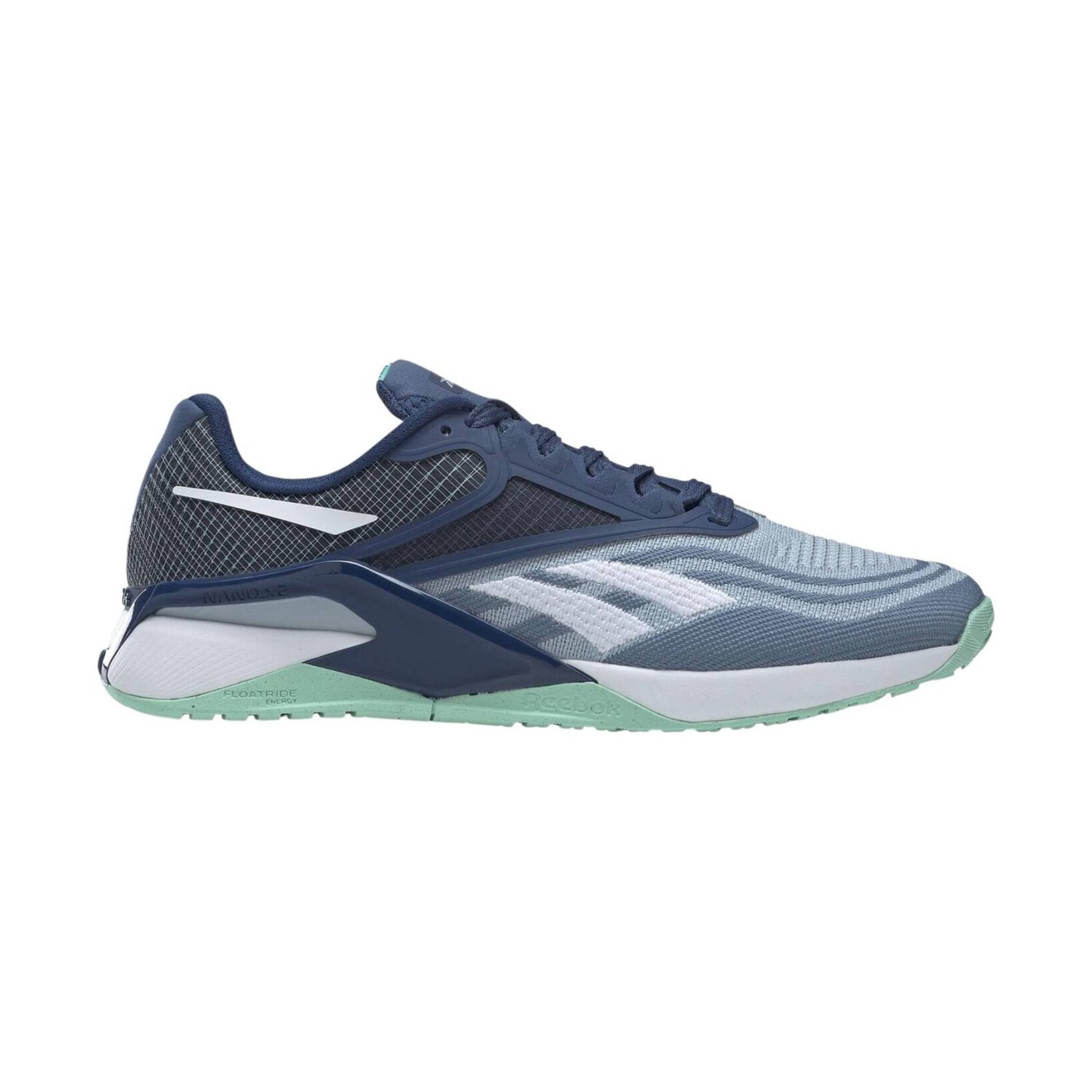 Reebok Women's Nano X2 Shoe - Blue/Grey/Green/White by Lenny's Shoe & Apparel