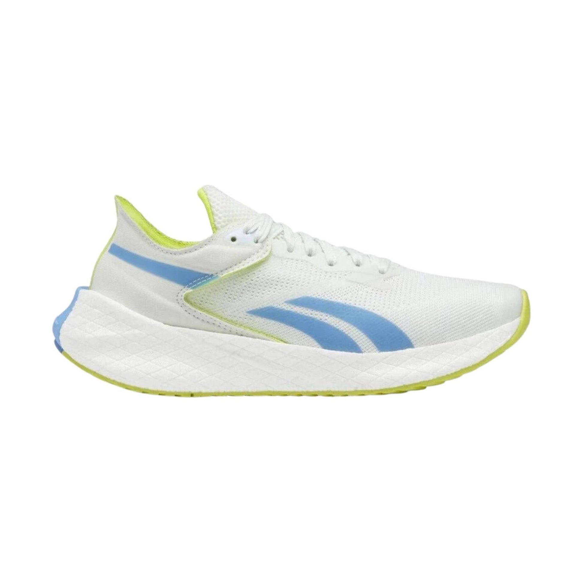 Reebok Women's Symmetros Running Shoe - Opal Glow/Essential Blue/Acid Yellow by Lenny's Shoe & Apparel