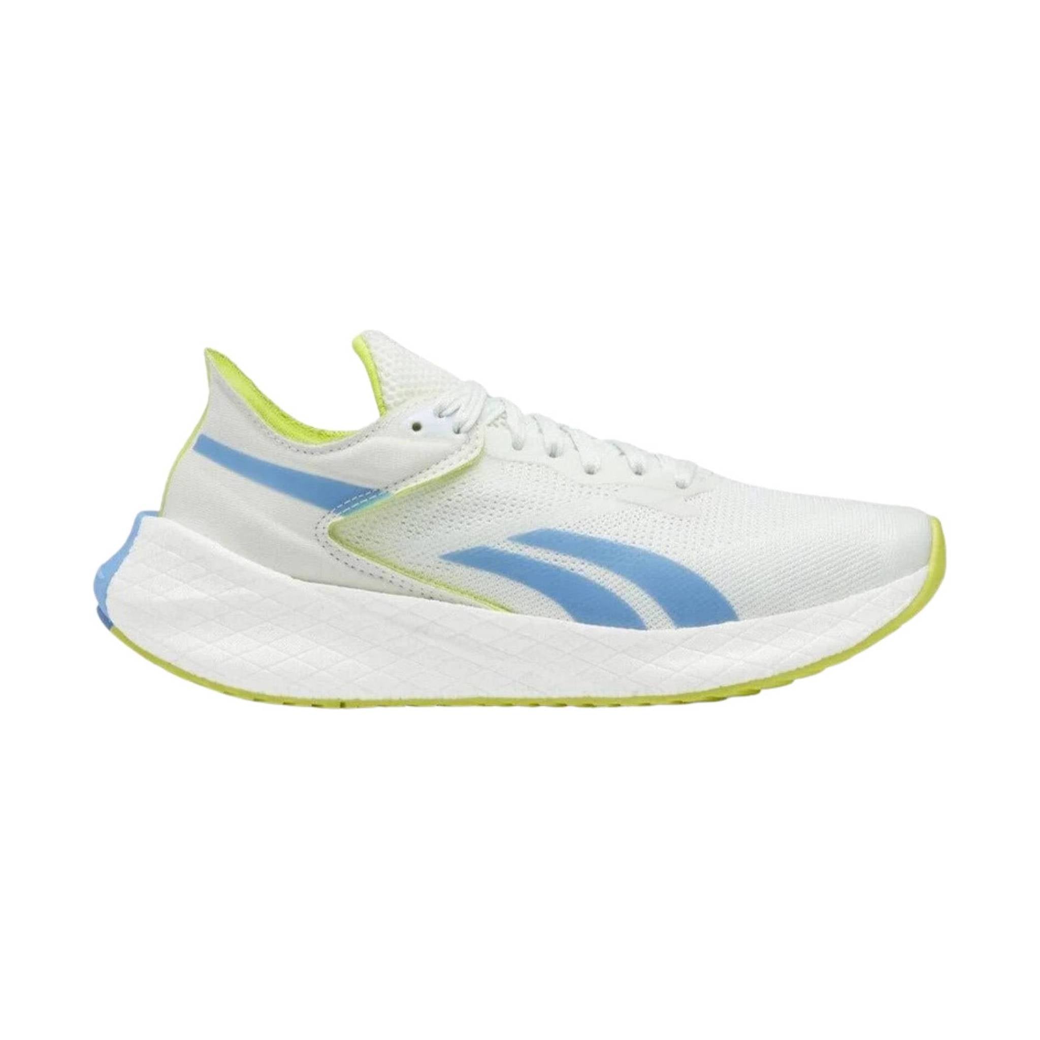 Reebok Women's Symmetros Running Shoe - Opal Glow/Essential Blue/Acid Yellow by Lenny's Shoe & Apparel